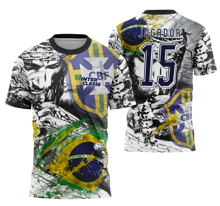 Camisa Interclasse Futebol Jesus Cristo