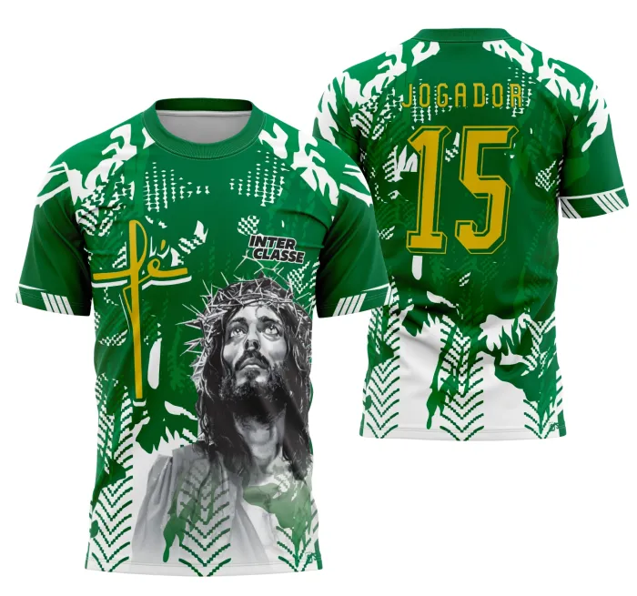 Camisa Interclasse Futebol Jesus Cristo