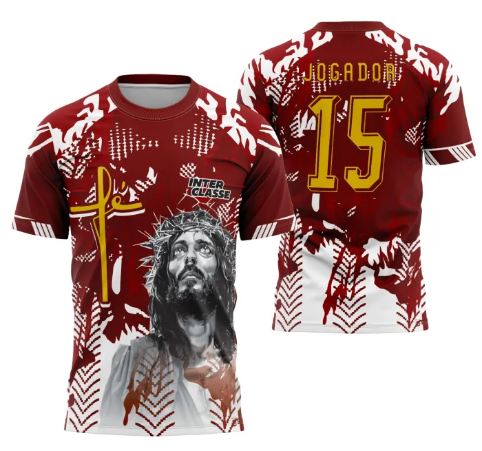 Camisa Interclasse Futebol Jesus Cristo