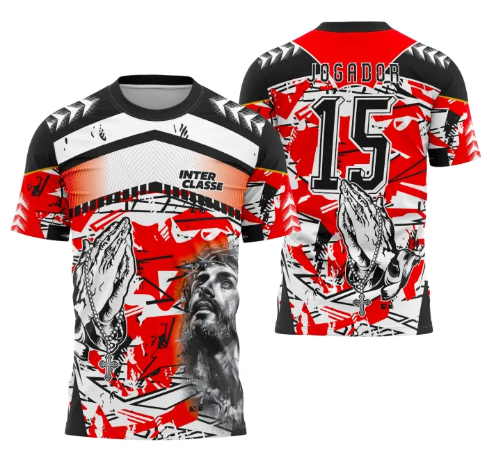 Camisa Interclasse Futebol Jesus Cristo