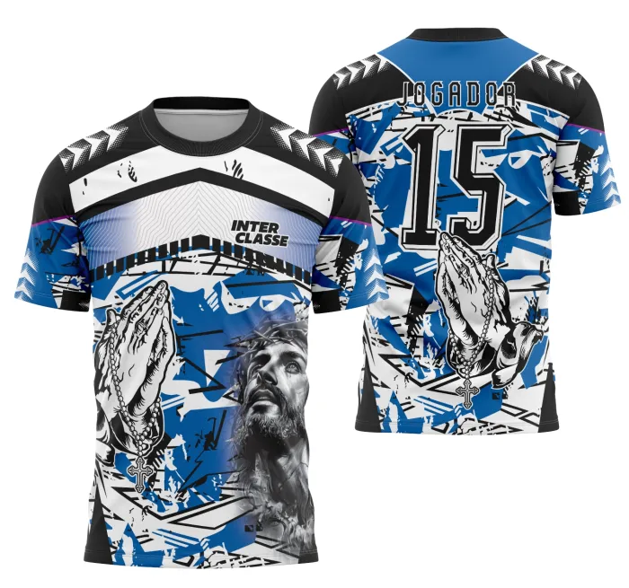 Camisa Interclasse Futebol Jesus Cristo