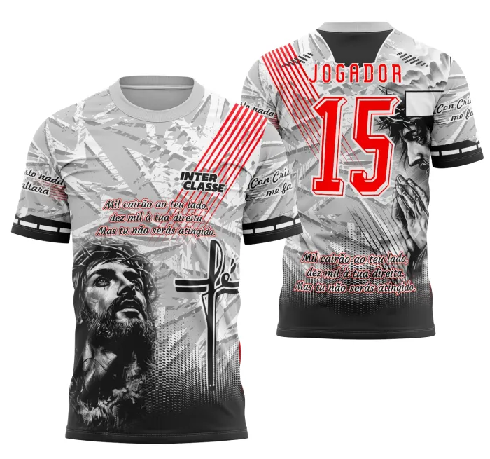 Camisa Interclasse Futebol Jesus Cristo