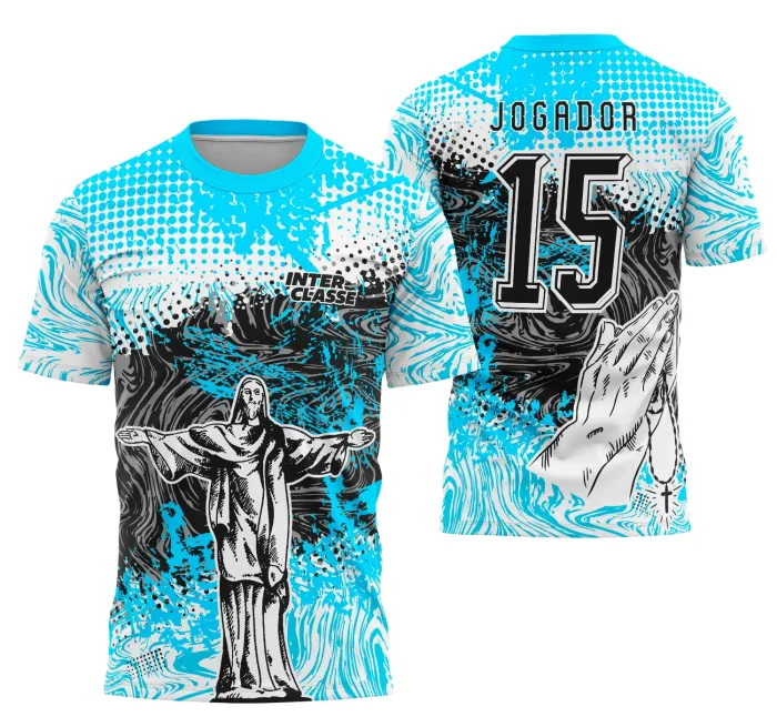 Camisa Interclasse Futebol Jesus Cristo