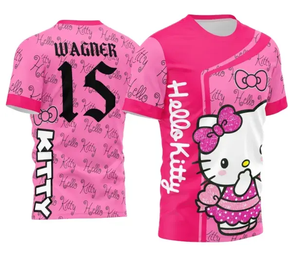 Arte Vetor Camisa Interclasse Hello Kitty 2024