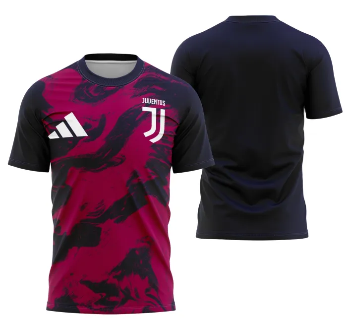 Camiseta unissex preta com logo no peito e estampa grande nas costas mostrando o tema Interclasse Juve, ideal para campeonatos e eventos escolares.