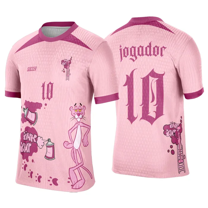 Arte Camisa Interclasse Pantera Cor de Rosa 2026