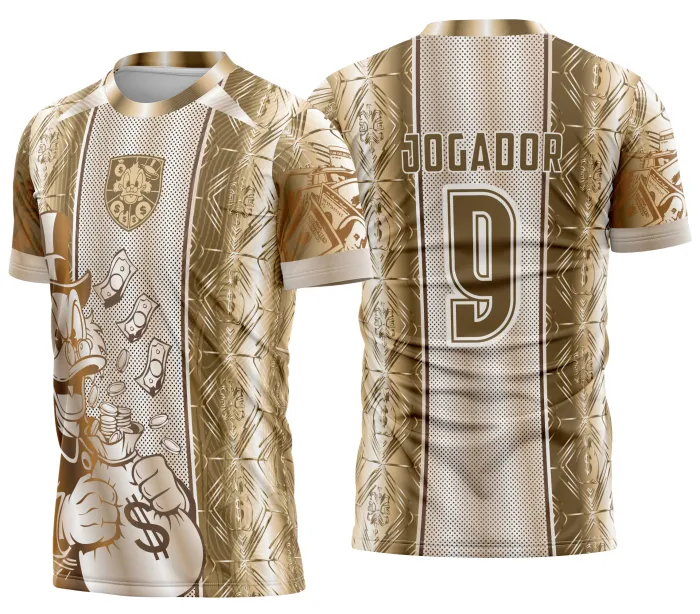 Arte Camisa Interclasse Tio Patinhas Ouro