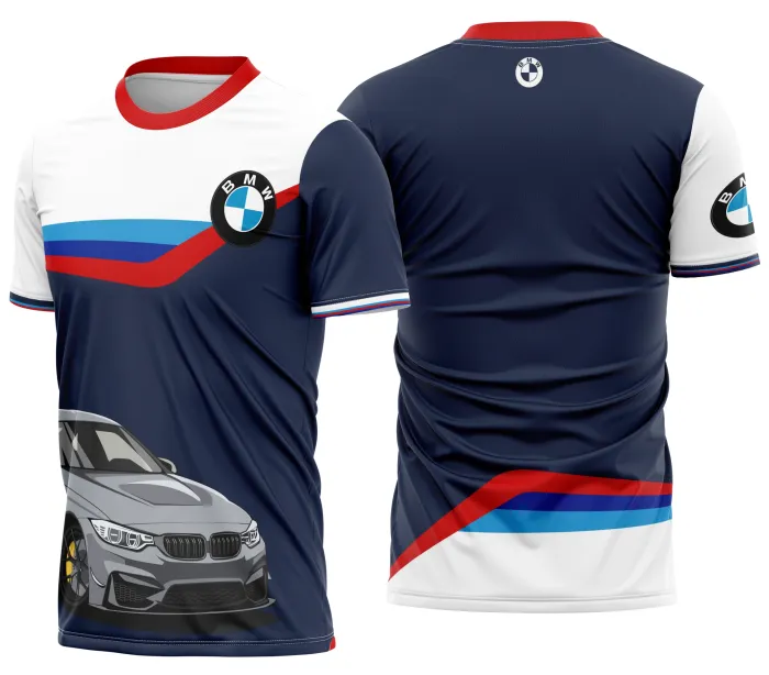 Camisa Marca de Carro Personalizada BMW