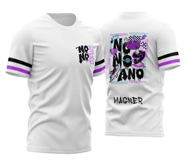 Camisa Nono Ano 2026 Foguete Branca