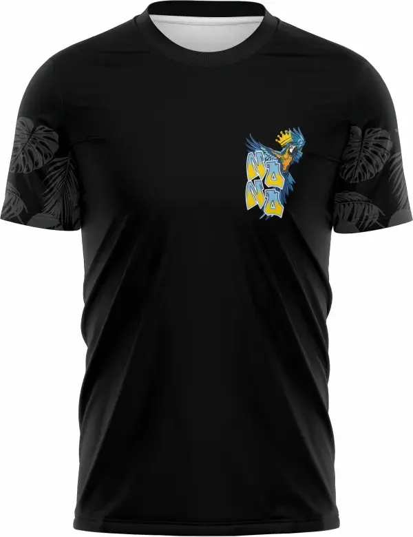 Arte Camisa Nono Ano Arara Azul