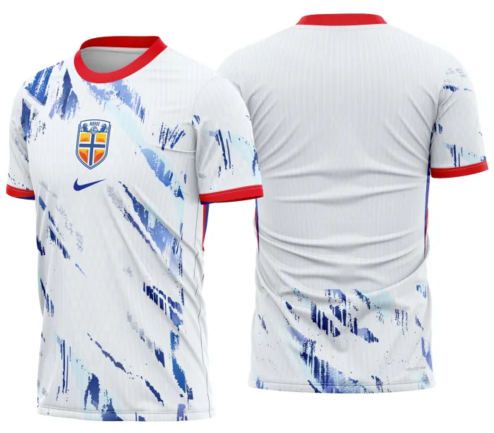 Arte Vetor Camisa Noruega 2024