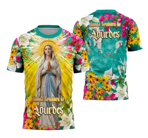 Camisa Nossa Senhora de Lourdes Religião