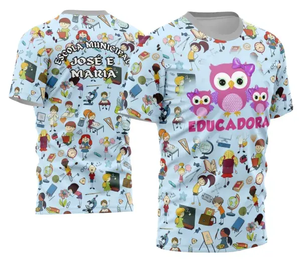Arte Camisa Professora Personalizada