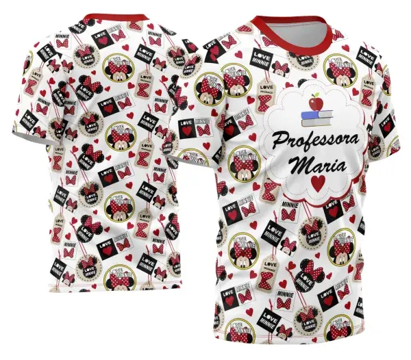 Arte Camisa Professora Personalizada