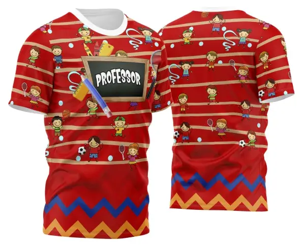 Arte Camisa Professora Personalizada