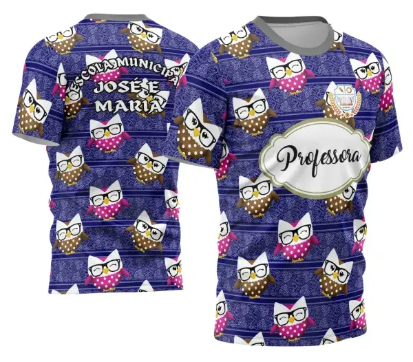 Arte Camisa Professora Personalizada