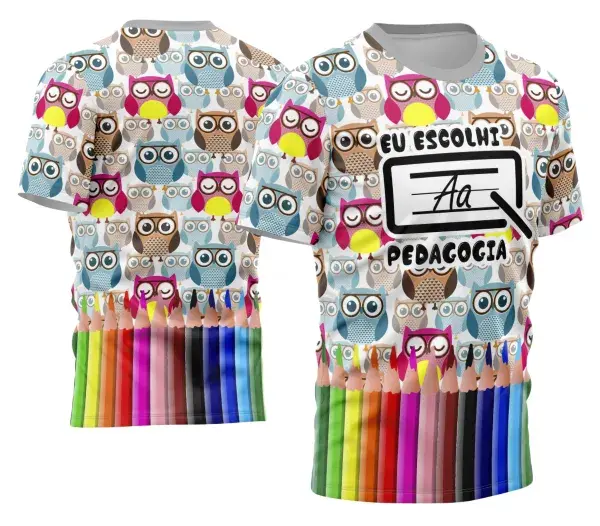 Arte Camisa Professora Personalizada