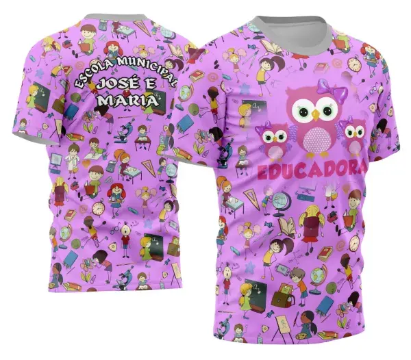 Arte Camisa Professora Personalizada