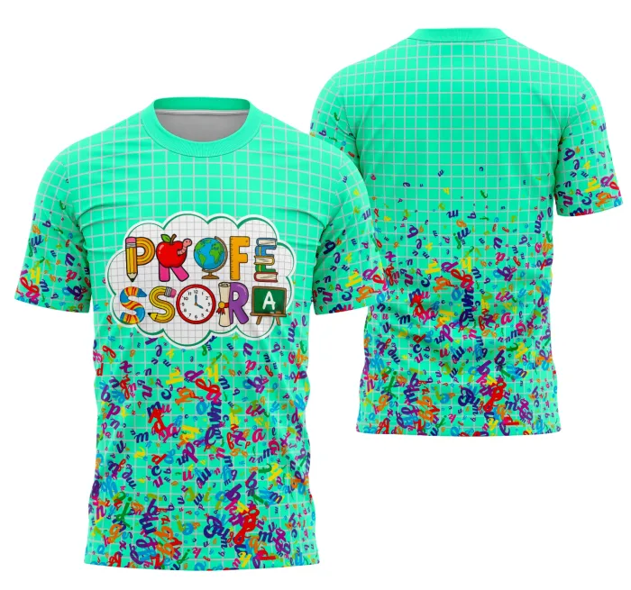Arte Camisa Professora Personalizada