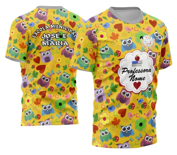 Arte Camisa Professora Personalizada