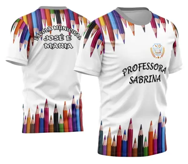 Arte Camisa Professora Personalizada