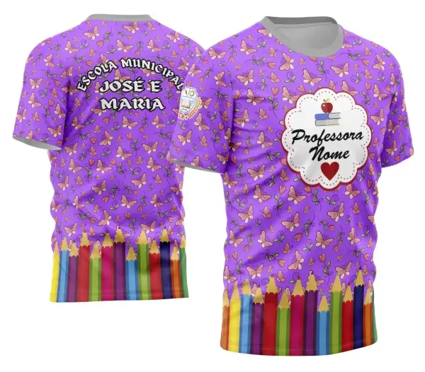 Arte Camisa Professora Personalizada
