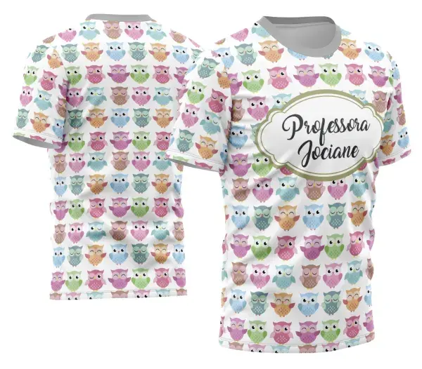 Arte Camisa Professora Personalizada
