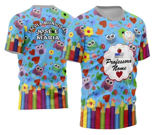 Arte Camisa Professora Personalizada