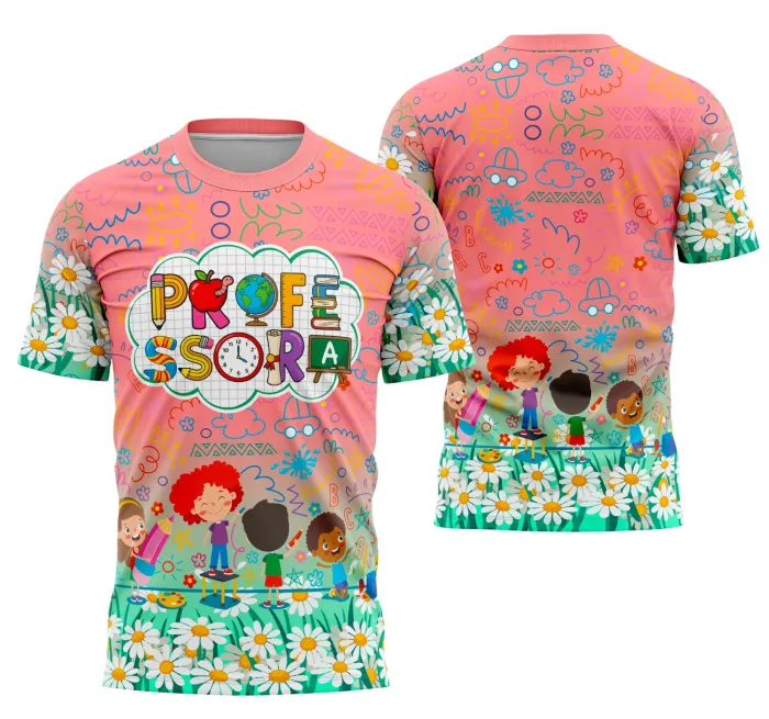 Arte Camisa Professora Personalizada
