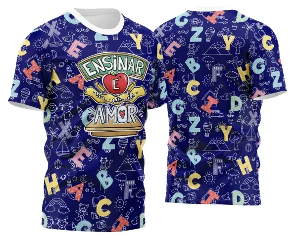 Arte Camisa Professora Personalizada