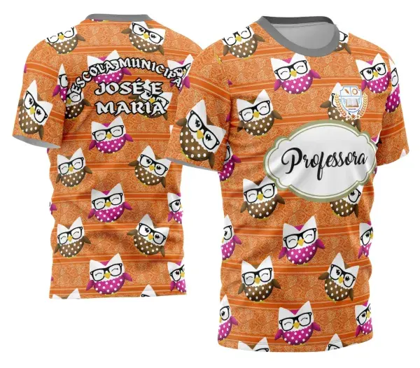 Arte Camisa Professora Personalizada