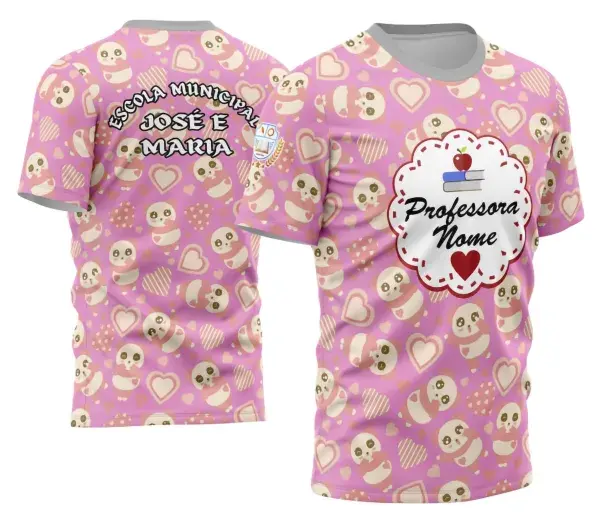 Arte Camisa Professora Personalizada