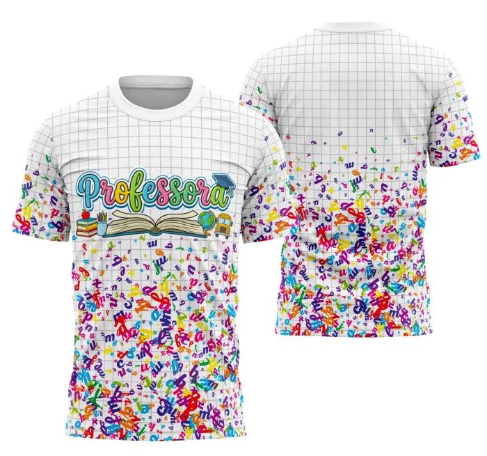 Arte Camisa Professora Personalizada