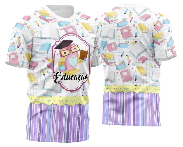 Arte Camisa Professora Personalizada