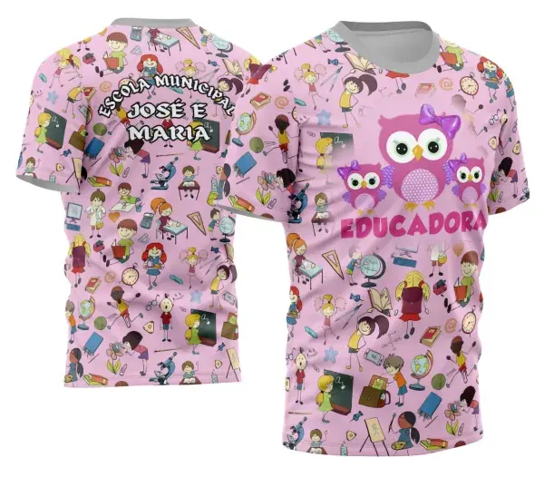 Arte Camisa Professora Personalizada