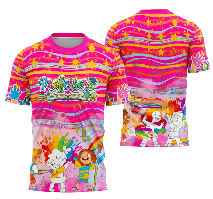 Arte Camisa Professora Personalizada