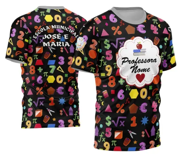 Arte Camisa Professora Personalizada