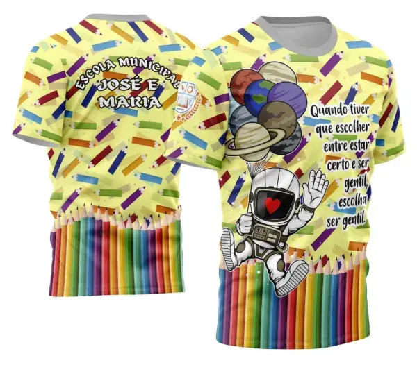 Arte Camisa Professora Personalizada