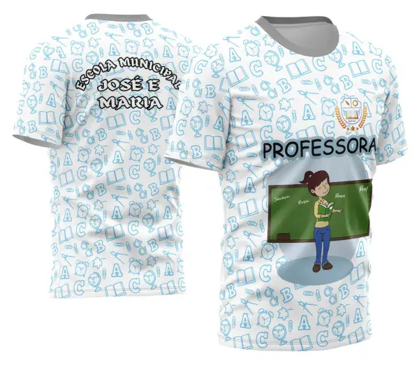 Arte Camisa Professora Personalizada