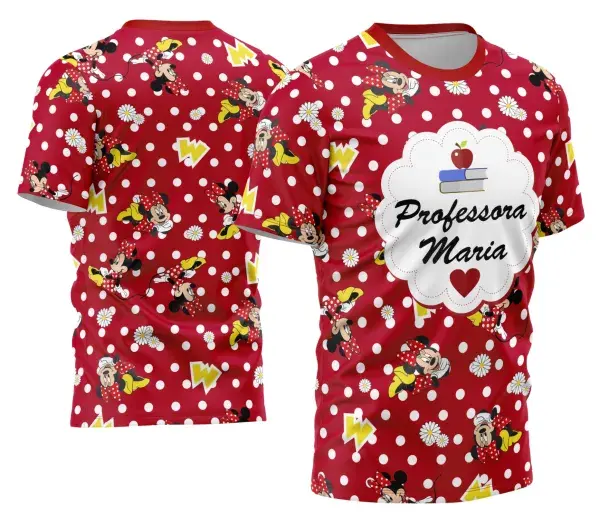 Arte Camisa Professora Personalizada