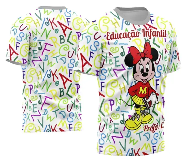 Arte Camisa Professora Personalizada