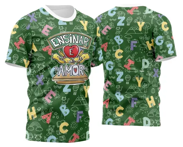 Arte Camisa Professora Personalizada