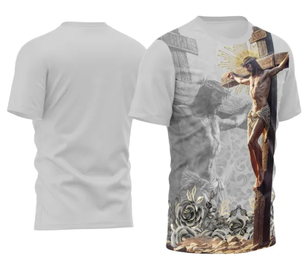 Arte Estampa Camisa Religião 2026 - Bom Jesus