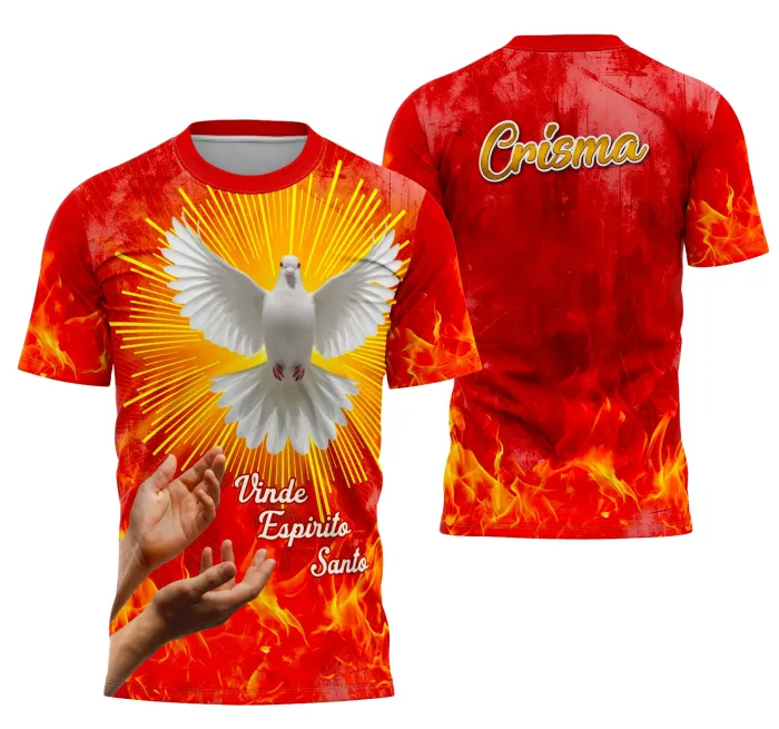 Camisa Religião Crisma 2026 Vermelha