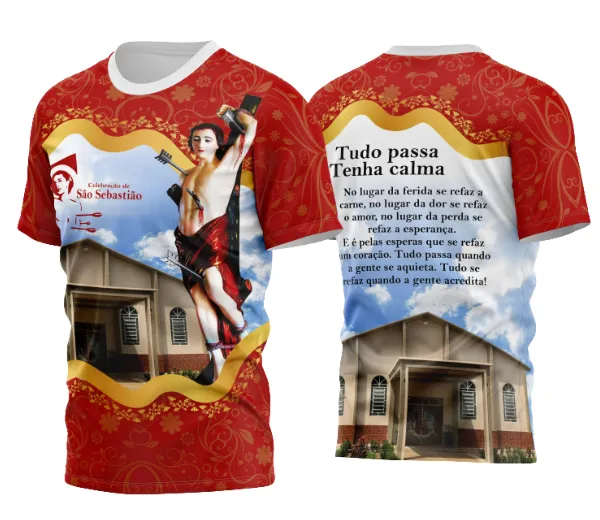 Camisa Religião São Sebastião Modelo 07