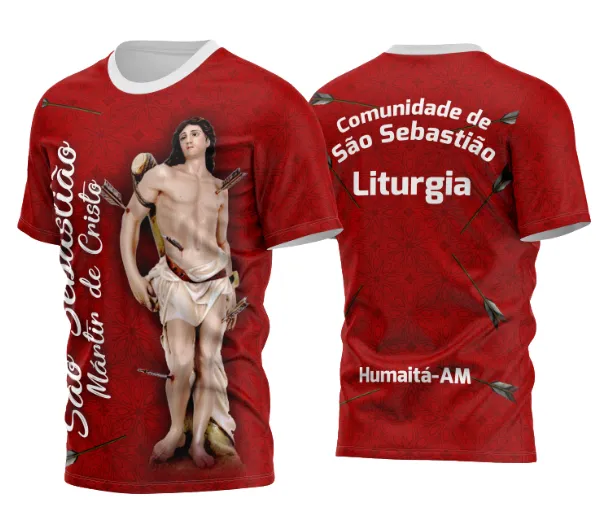 Camisa Religião São Sebastião Modelo 13