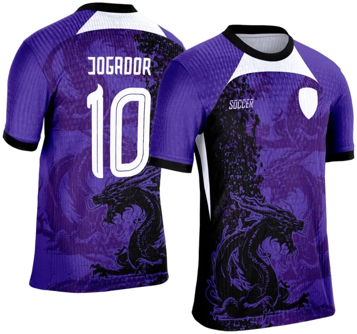 Arte Template Camisa Roxa de Interclasse 2025 | Dragão