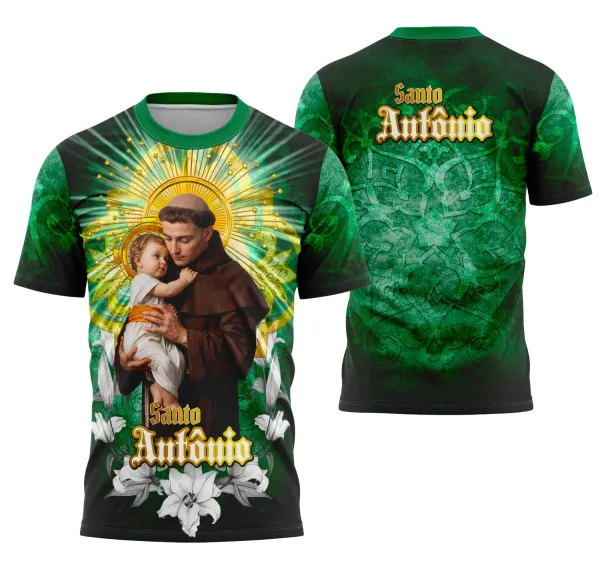 Arte Camisa Santo Antônio Religião Católica