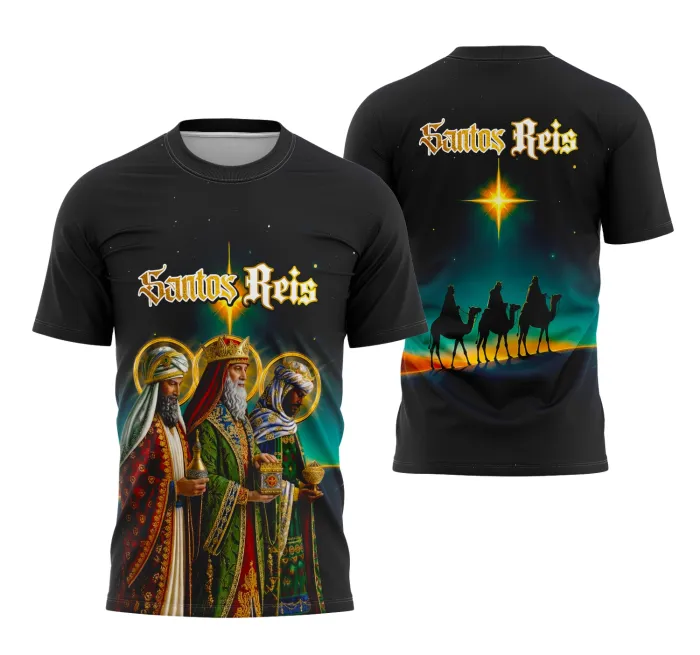 Camisa Santos Reis Católica - Reis Magos Religião