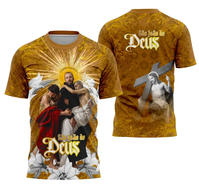 Arte Camisa São João de Deus Religião
